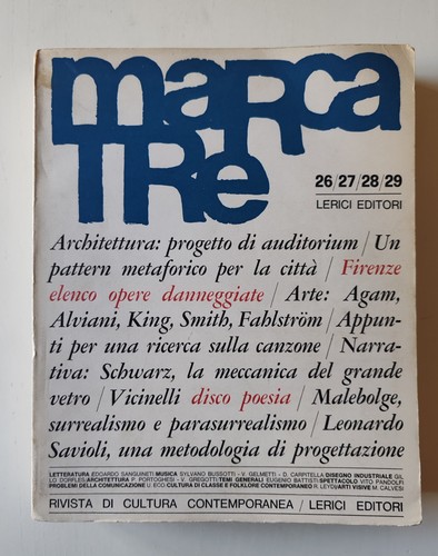 Marcatre 29 con - marcatre, 26/27/28/29